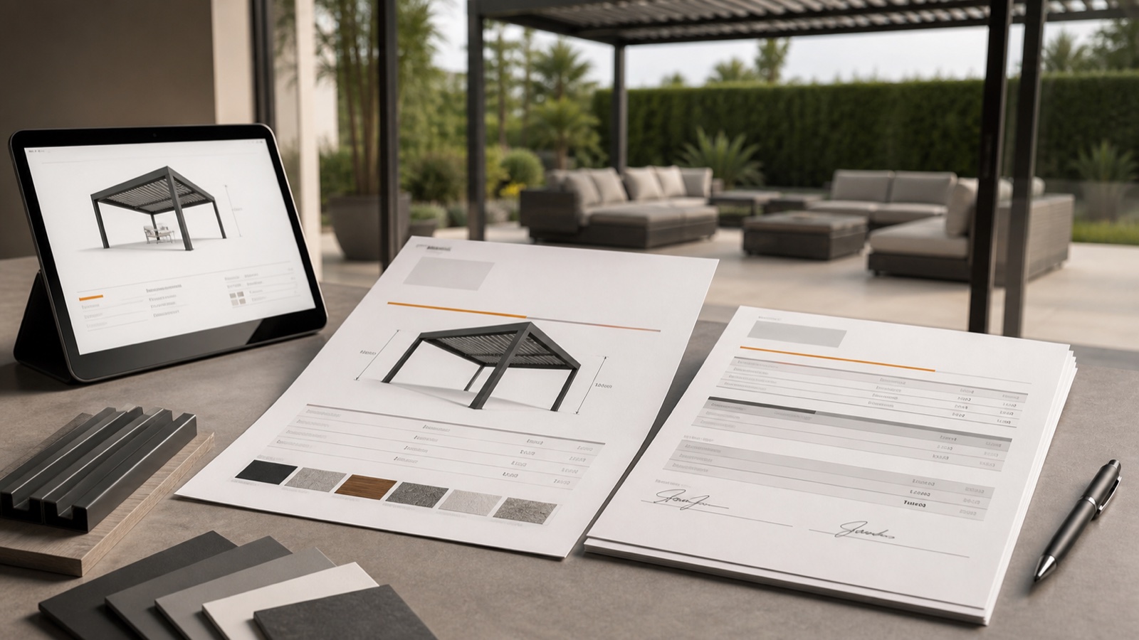 Pergola-Konfigurator für Düsseldorf: 3D, Preis und Montage in einem Projekt