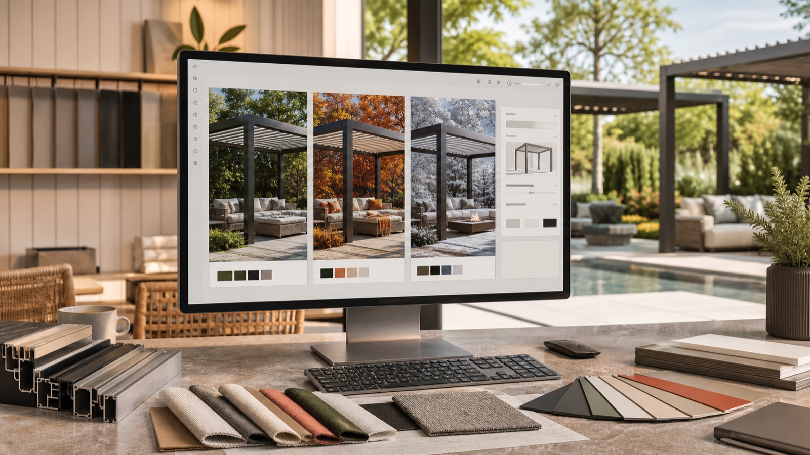 Pergola-Konfigurator für Köln: 3D, Preis und Montage in einem Projekt