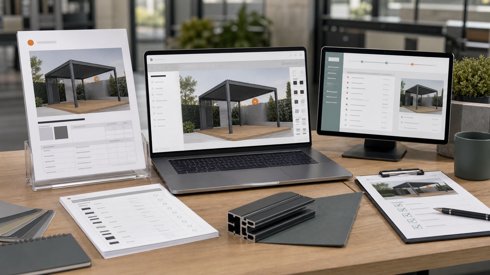 Pergola-Konfigurator für Erfurt: 3D, Preis und Montage in einem Projekt